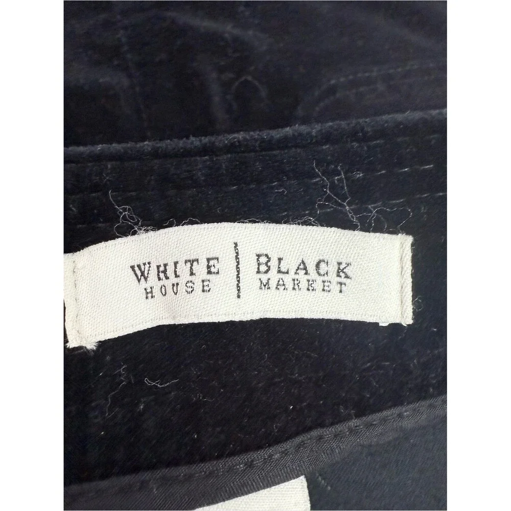 White House Black Market black velvet